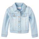 Baby And Toddler Girls Super-Soft Stretch Denim Jacket